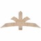 Ekena Millwork Davenport Smooth Timber Gable Bracket, Douglas Fir, 60"W x 25"H x 1 1/2"D x 5 1/2"F, 10/12 Pitch GBW060X25X0206DAV00SDF - alternate 1